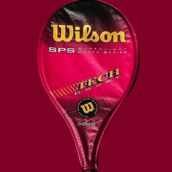 Wilson SPS Tech Court Power Series Tennis Racquet Oversize 4 1/2" L4 Cover - Picture 7 of 8
